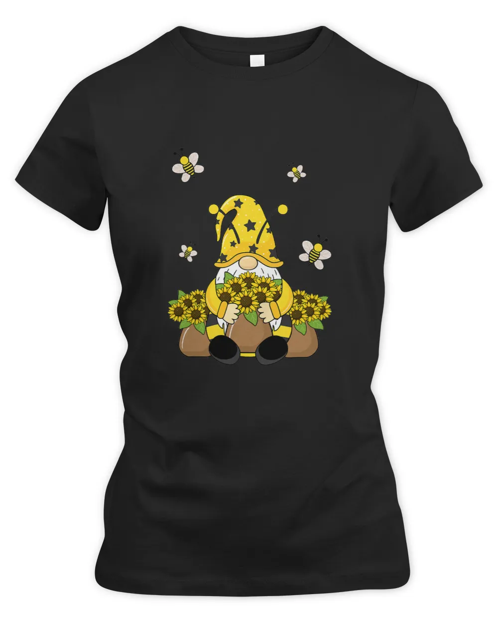 Cute Gnome Bee Summer Gnome Sunflower basket Gnome Gift