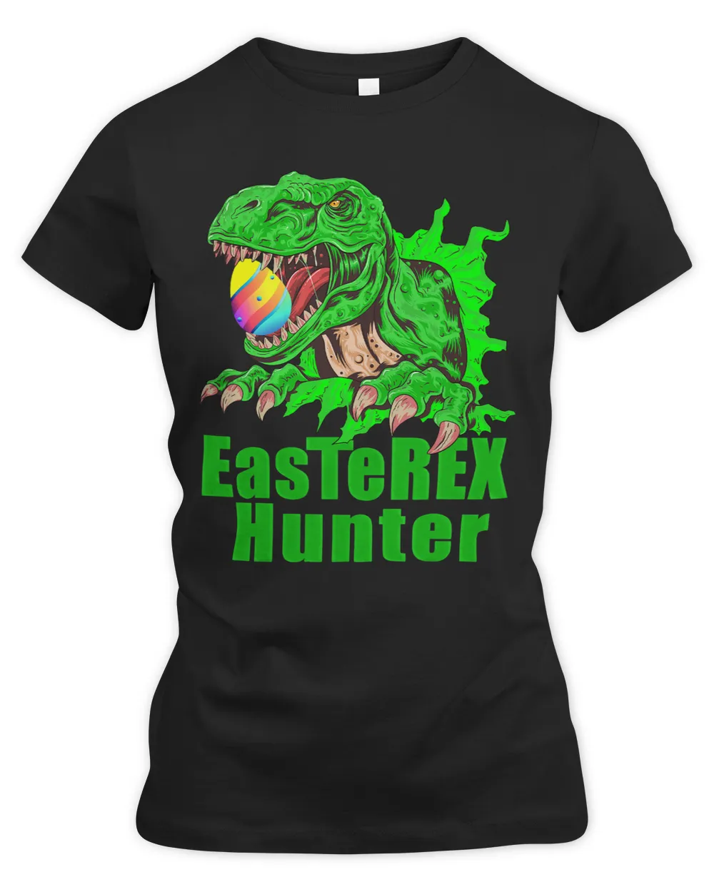TRex Easterex Hunter Funny Easter Dinosaur