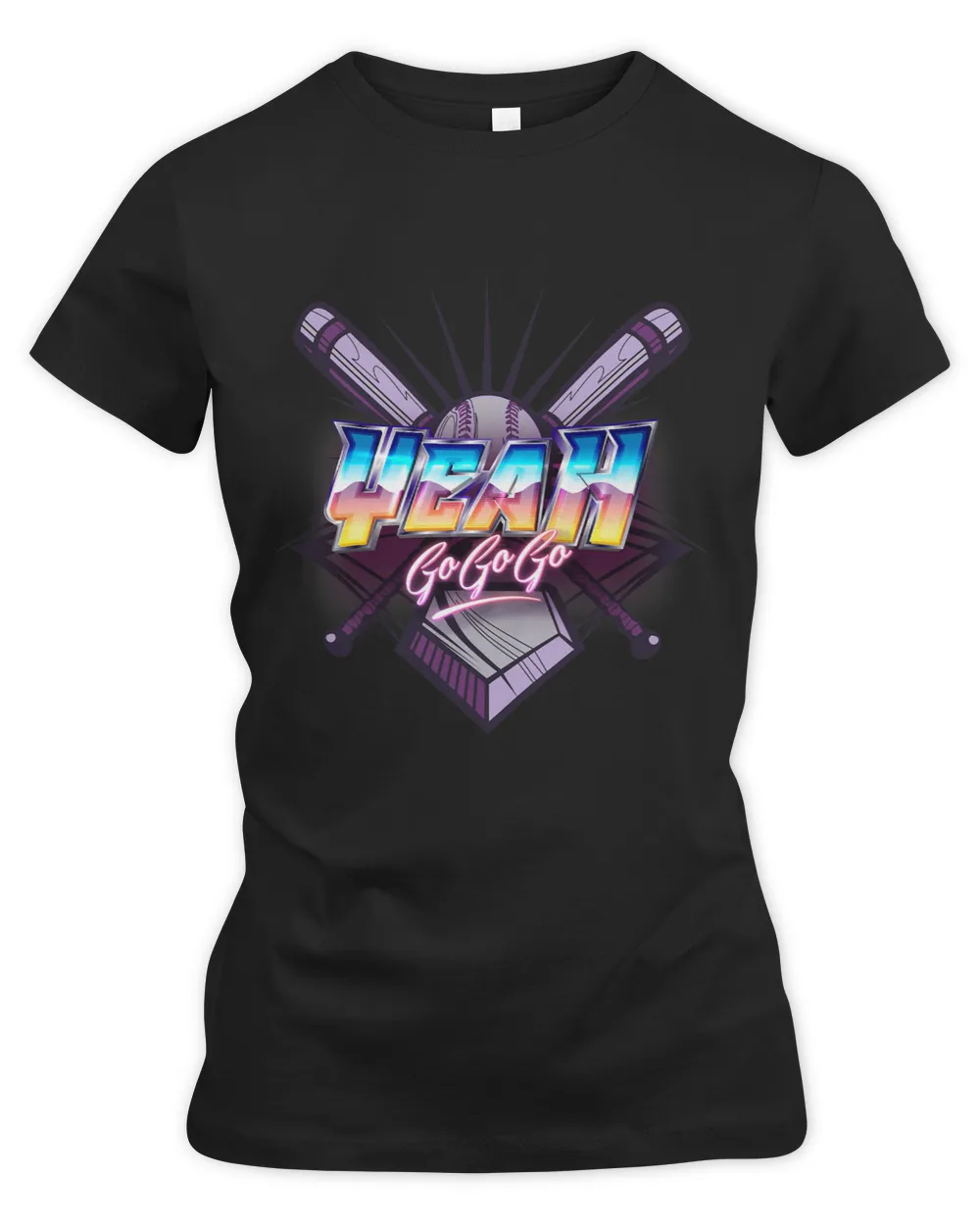 Yeah Go Go Go 2Softball 2Baseball Mom Fan