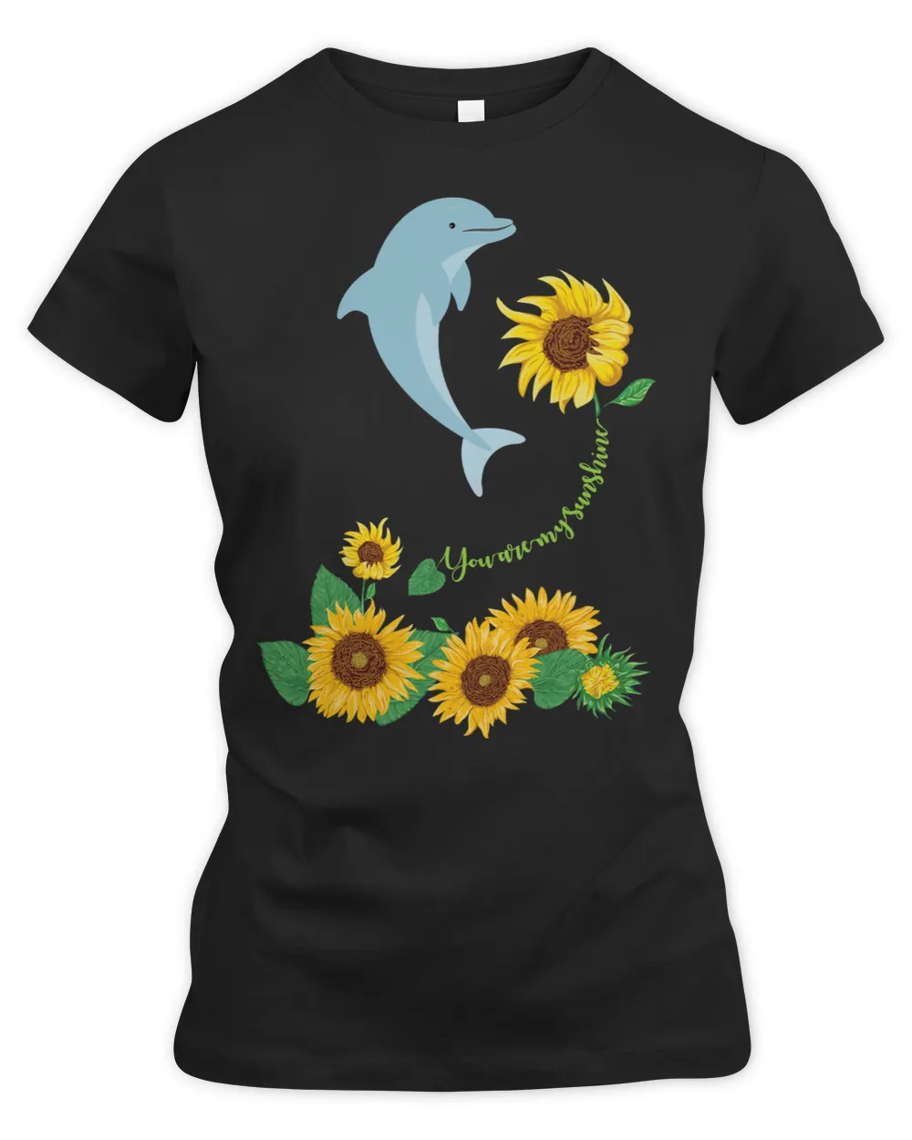 Dolphin Gift You Are My Sunshine Dolphin Sunflower Sea Animal Lovers