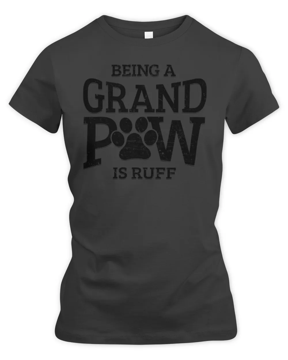 Being A Grand Paw Is Ruff Dog Grandpa Shirts Grandpaw Gifts T-Shirt
