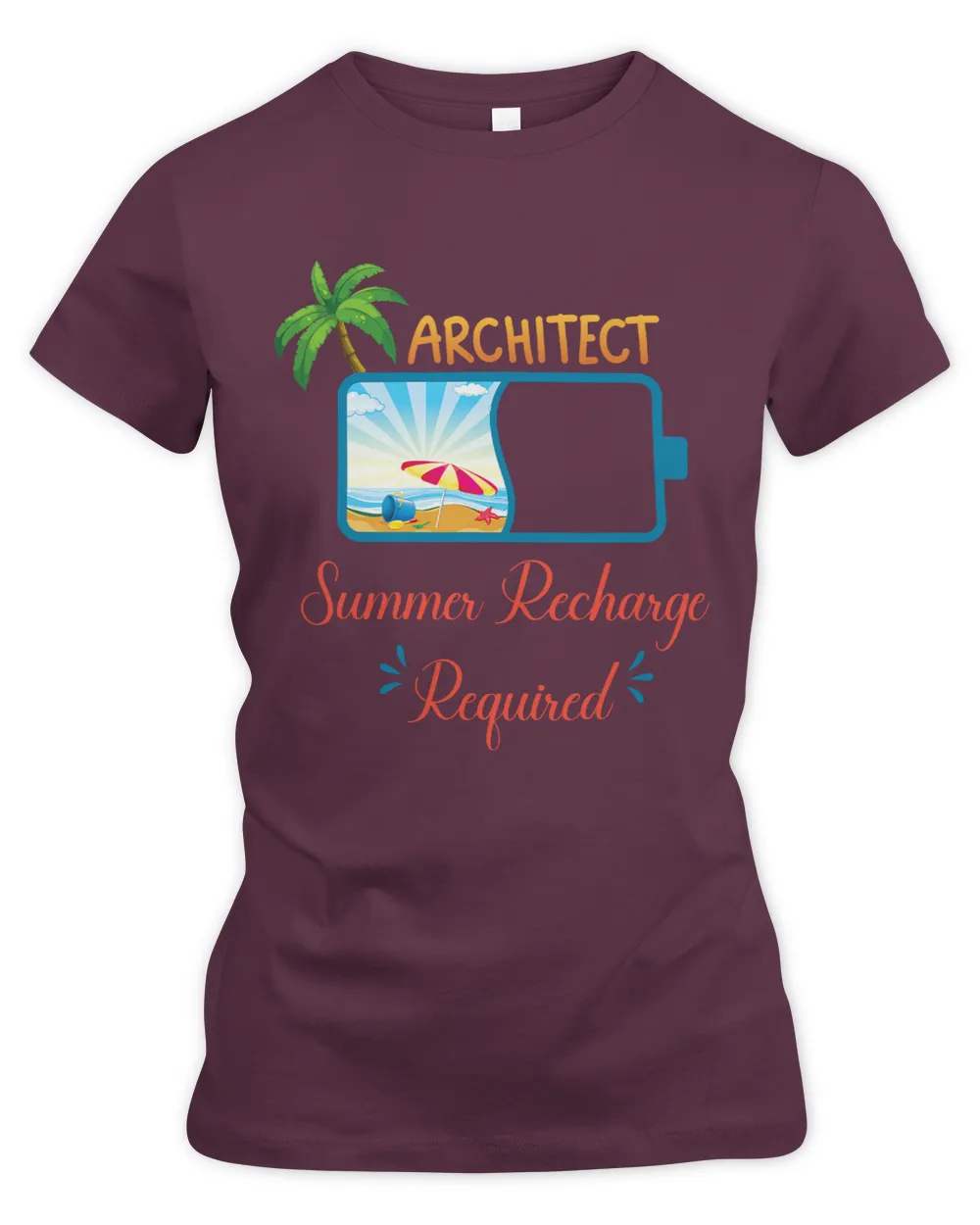 Funny Architect Summer Recharge Required Last day Architect