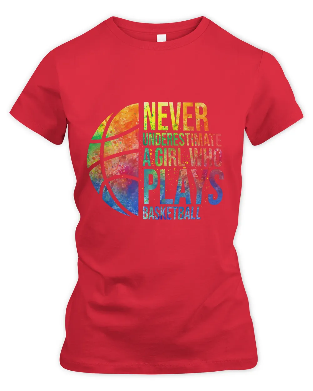Basketball Gift Hoops Girls Never Underestimate A Girl Who Plays