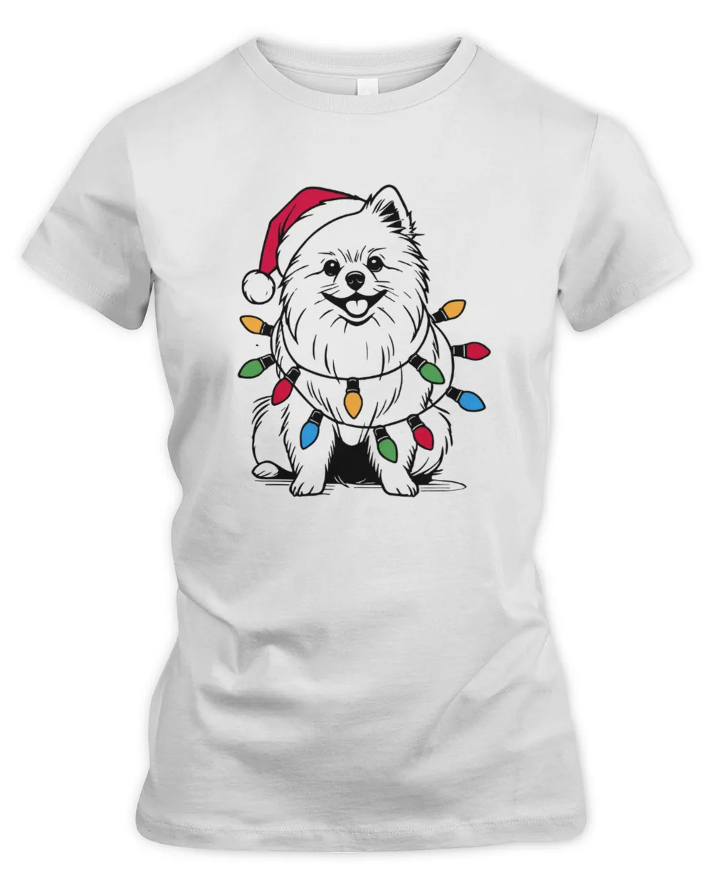 The Ultimate Choice for Spreading Holiday Spirit Women's Premium Slim Fit Tee white s