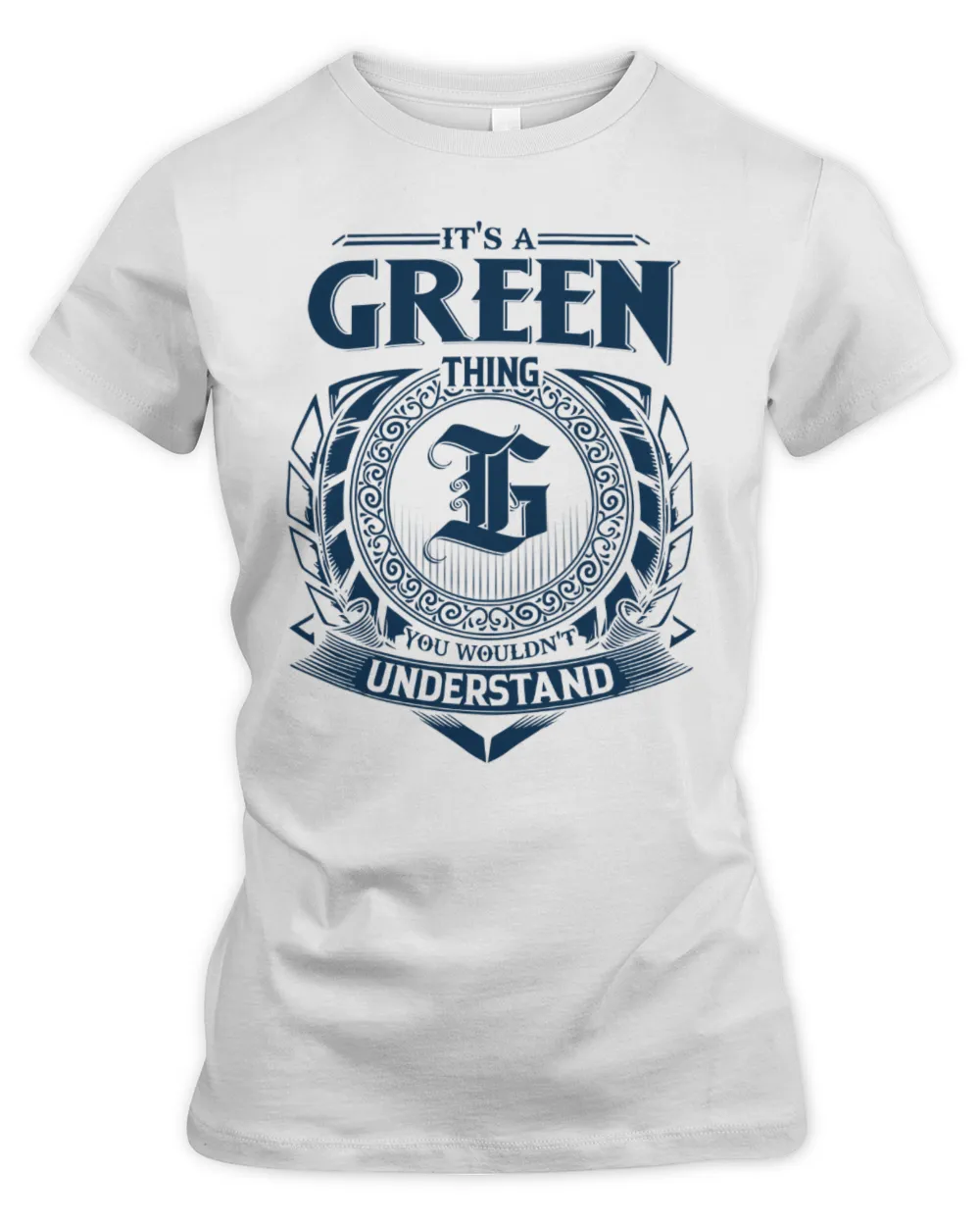 It's a Green thing you wouldn't understand Women's Premium Slim Fit Tee white s
