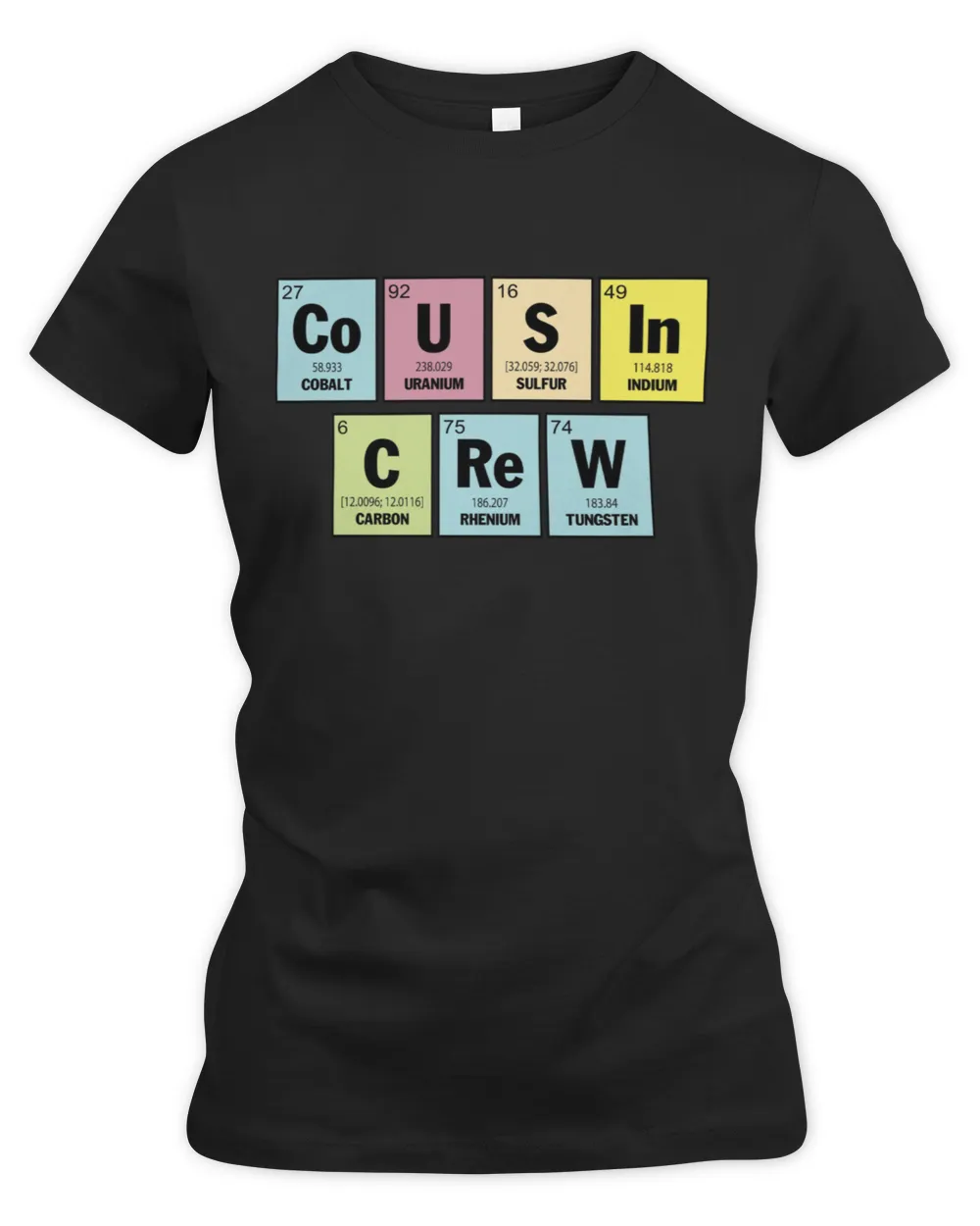 Cousin Crew Periodic Table Chemistry Elements