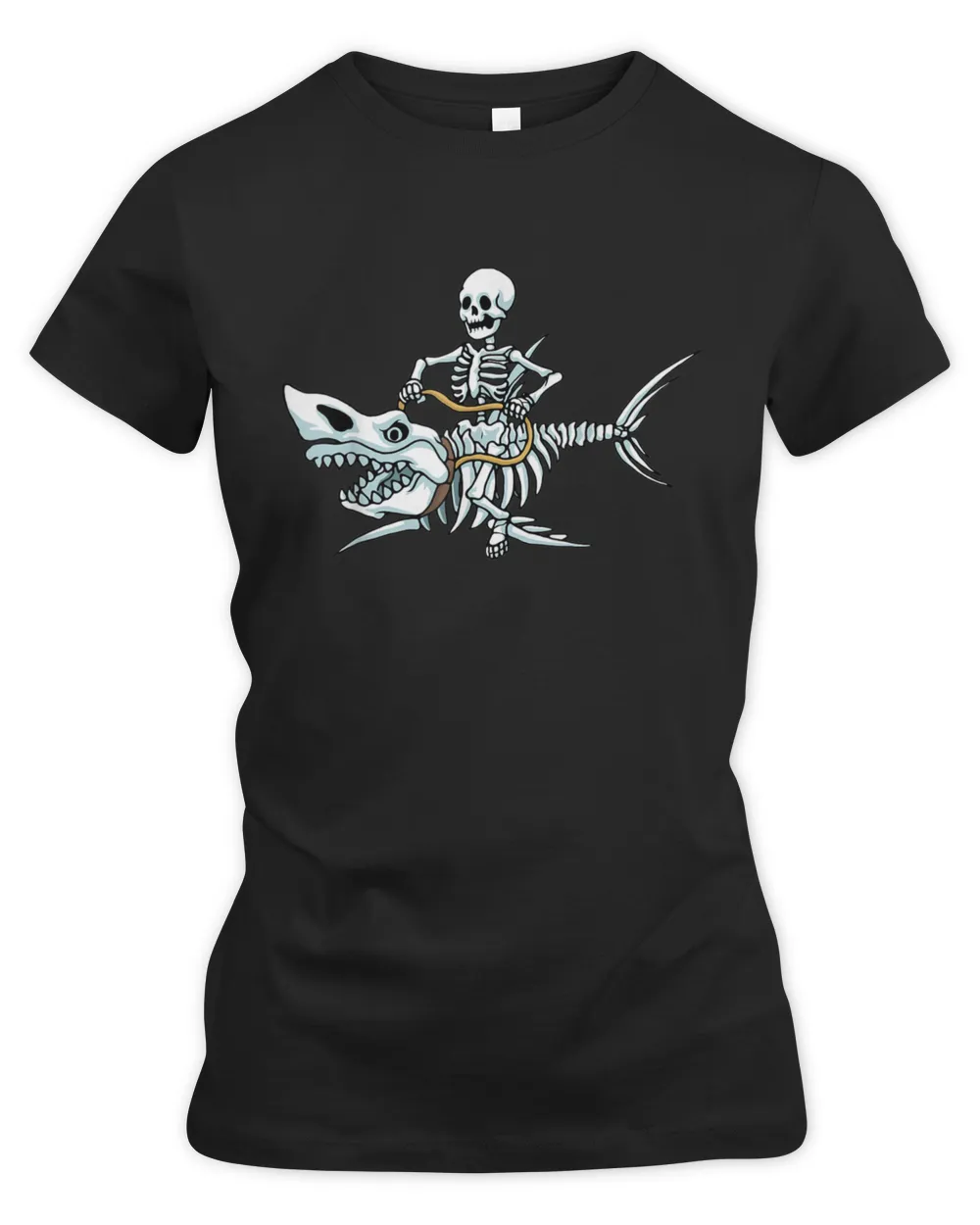 Halloween Shark for a Skeleton Fan T-Shirt