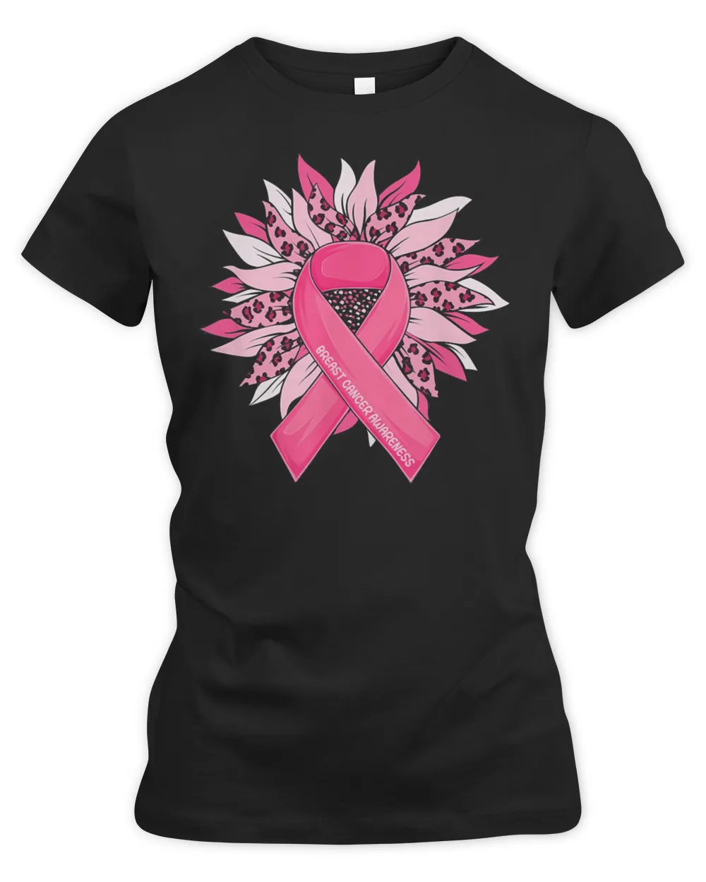 Breast Cancer Sunflower Breast Cancer Awareness T-Shirt