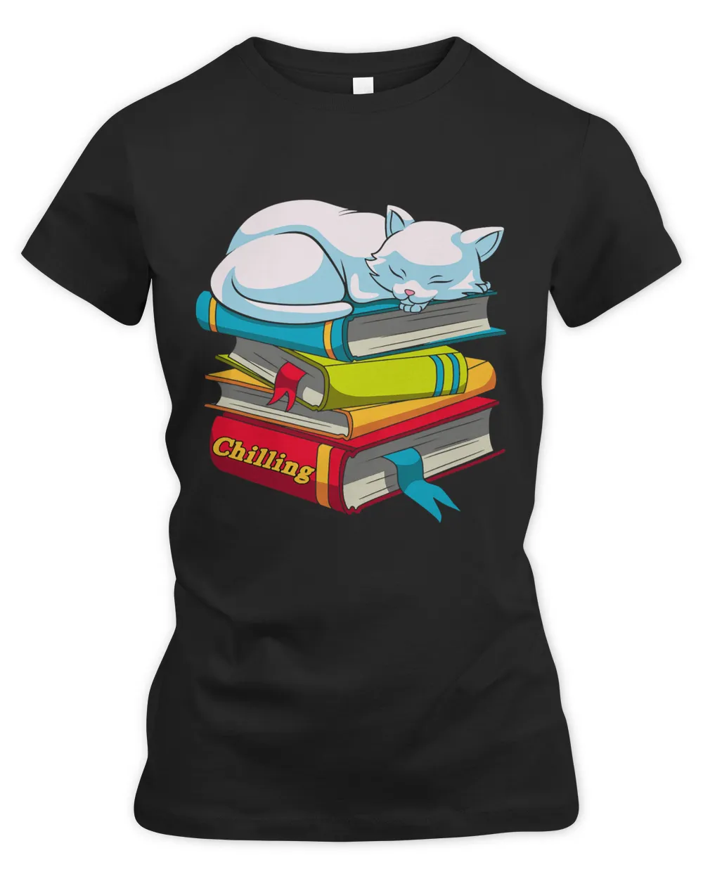 Chillin Bookworm Nerd Geek Reader Cat Whisperer Lover Owner 330