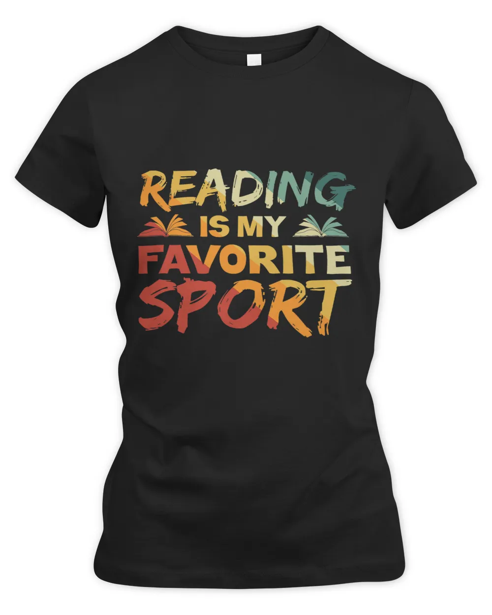 Reading Is My Favorite Sport Vintage Retro Book Lover