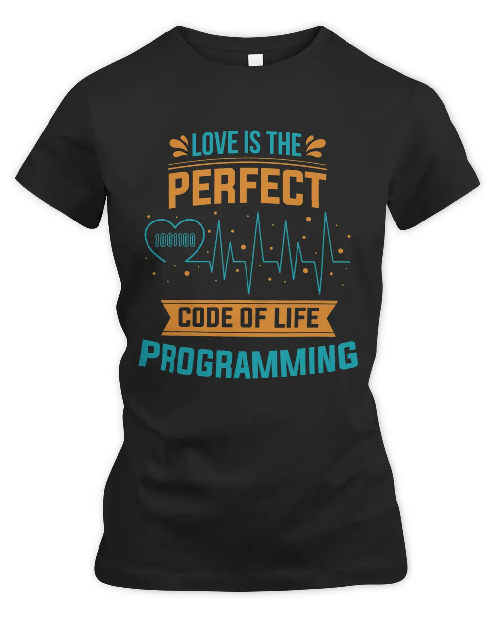 Program Developer Software Engineer Programmer Nerd Computer Women's Premium Slim Fit Tee black s