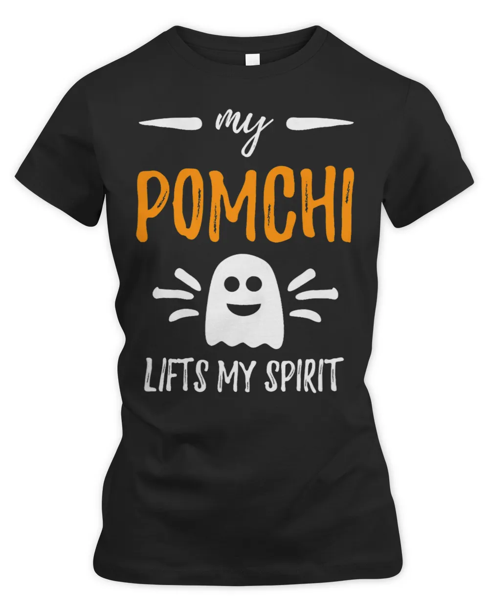 My Pomchi Lifts My Spirit Dog Mom Halloween Gift
