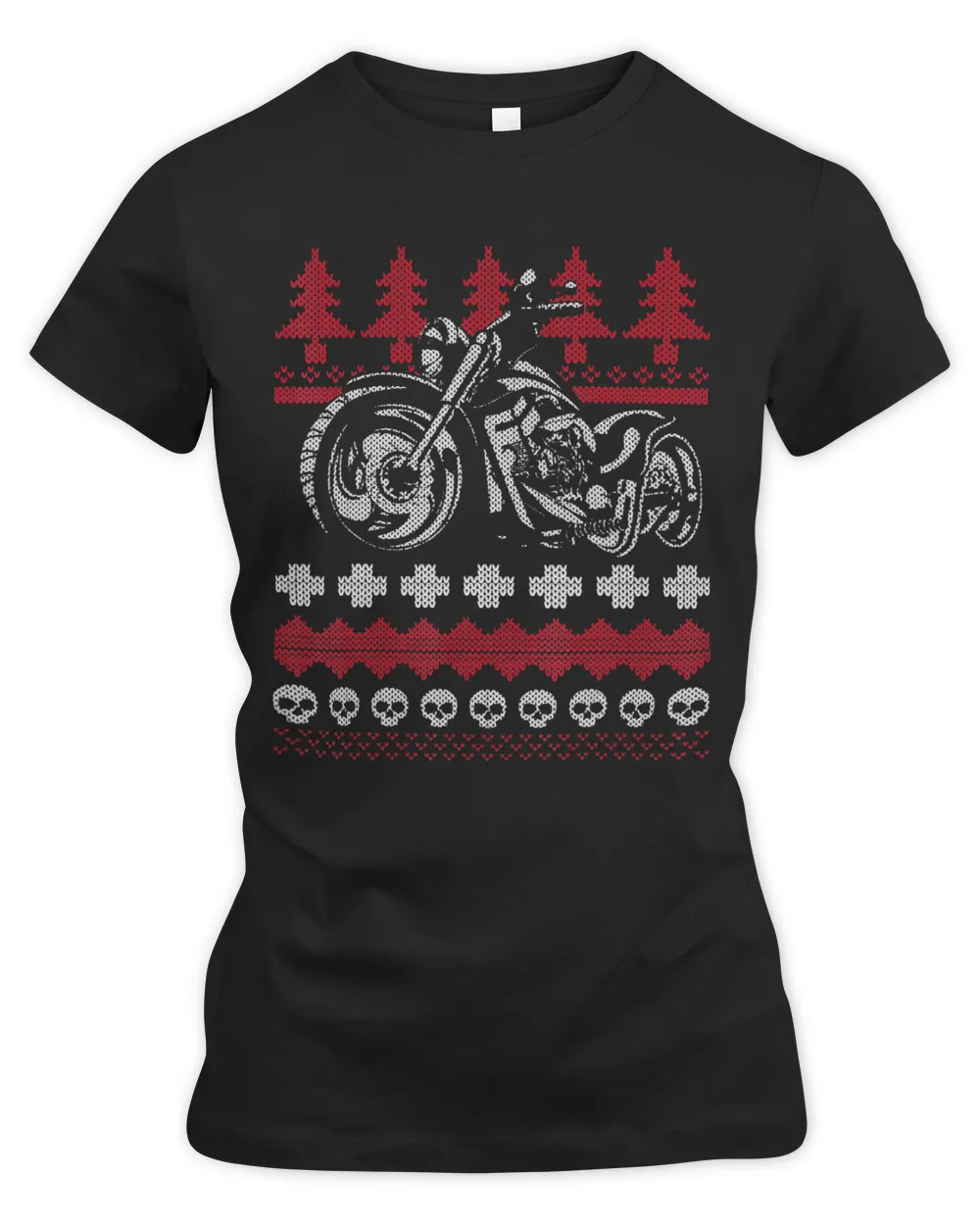 Ugly Christmas Motorcycle Chopper Oh What Fun It is to Ride