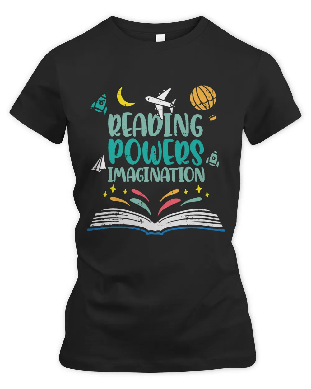 Reading Powers Imagination Cute Teacher Librarian Book Lover