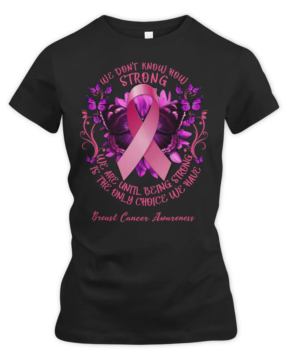 Breast Cancer We Dont Know How Strong We Are Until Being Strong Cancer Survivor Awareness