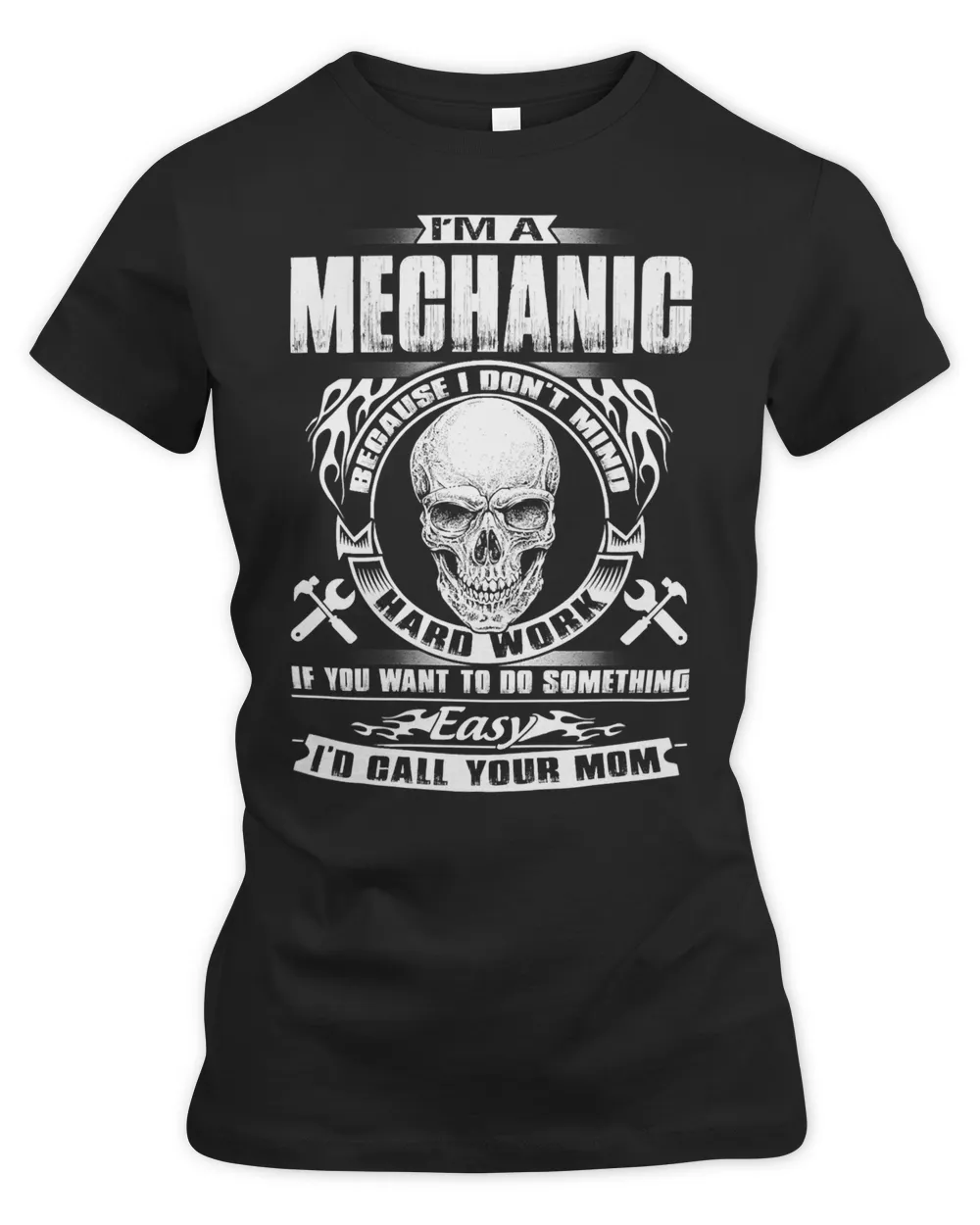 Mechanic Mechanical 43 Technician Women's Premium Slim Fit Tee black s