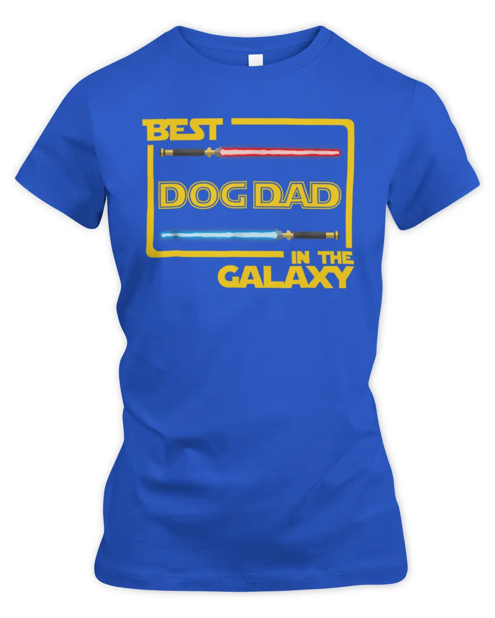 Mens Gift Best Dog Dad in the Galaxy Funny Dog