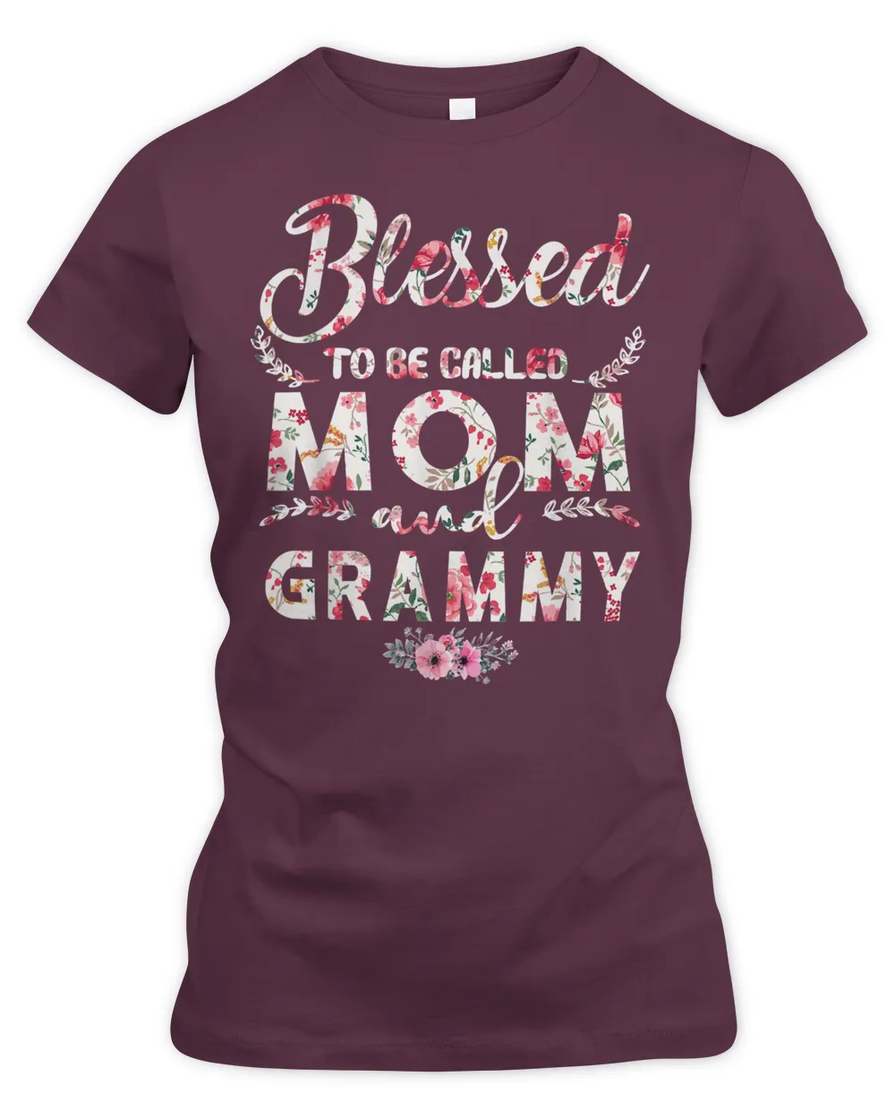 Mother Grandma Womens Blessed To Be Called Mom And Grammy Mothers D 516 Mom Grandmother