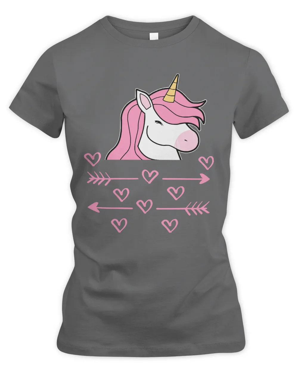 Pink Unicorn Gift T- Shirt Love Pink Unicorn T- Shirt