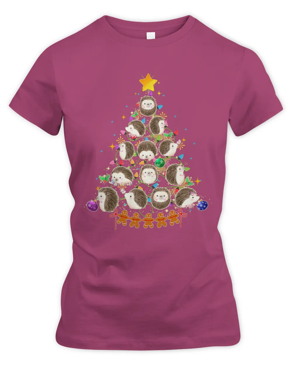 Funny Hedgehog Christmas Tree Ornament Decor Cute