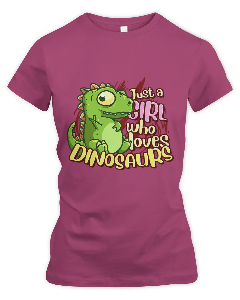 Cute Dinosaur Just A Girl Who Loves Dinosaurs 166