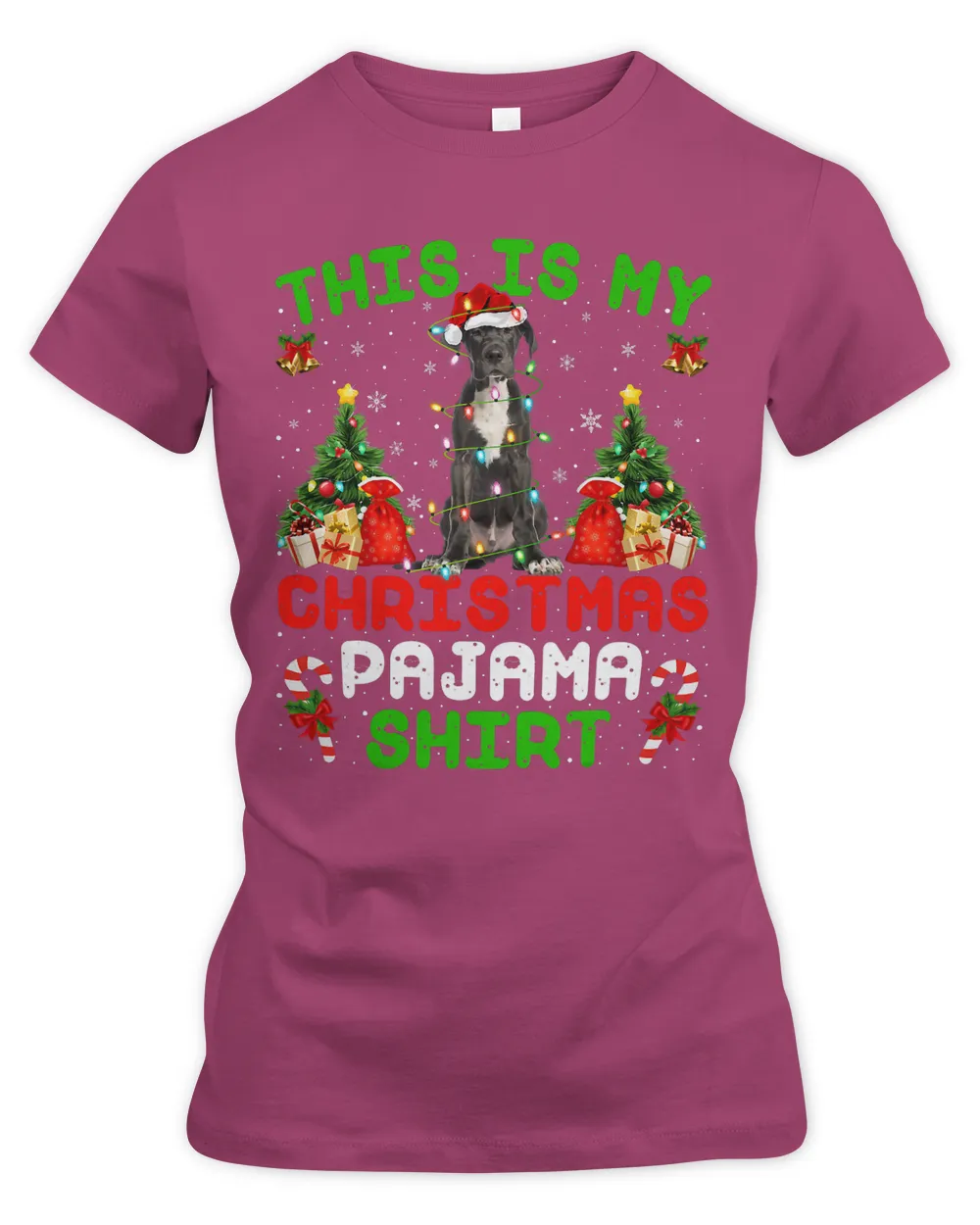 This Is My Christmas Pajama Great Dane Dog Christmas 242