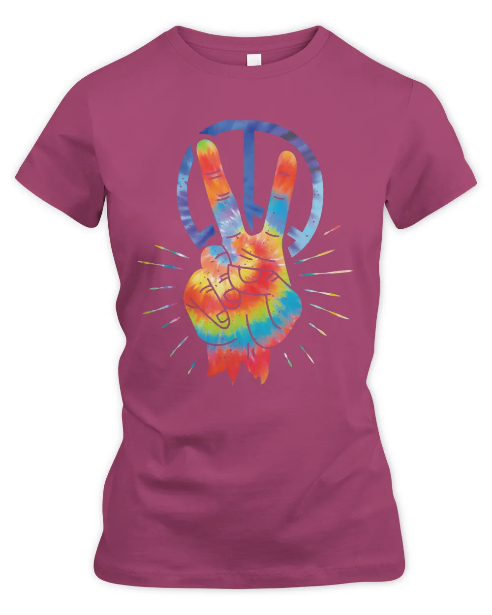 Peace Hand Peace Sign Tie Dye