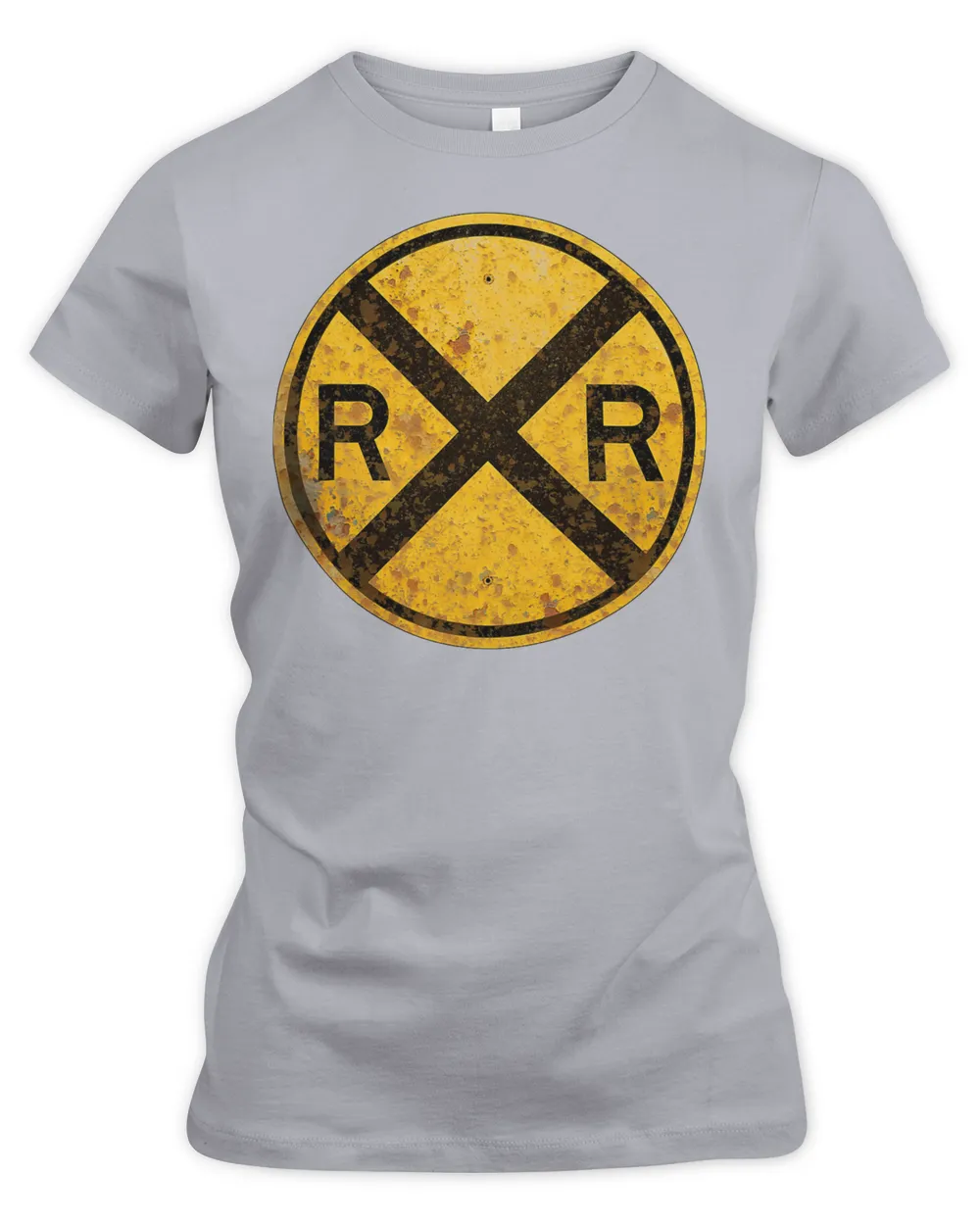 Railroad Crossing Sign 1935 Train Warning Symbol Tee