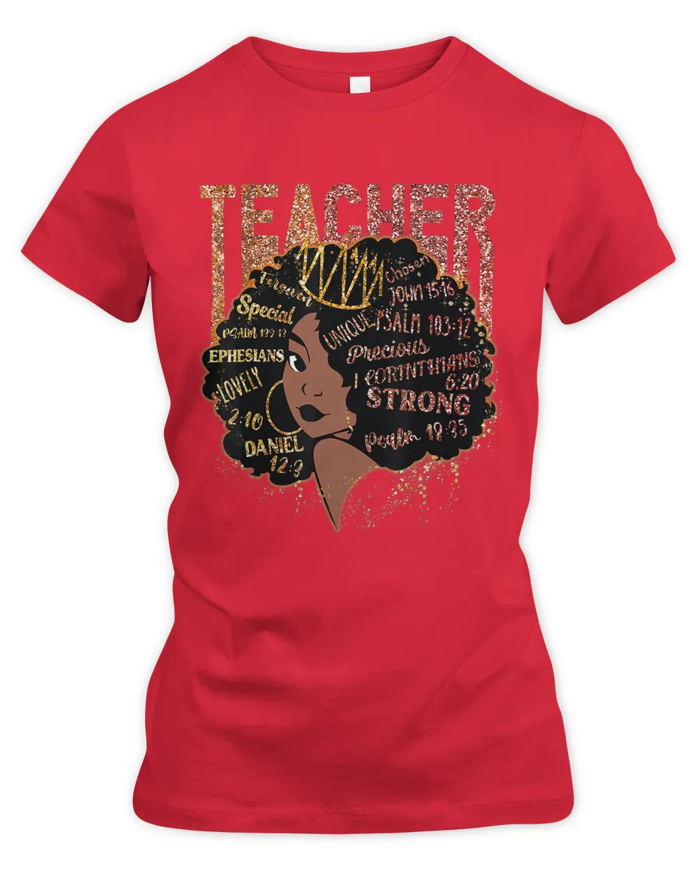 Black Woman Teacher Afro Shirt Black History Month Melanin 1