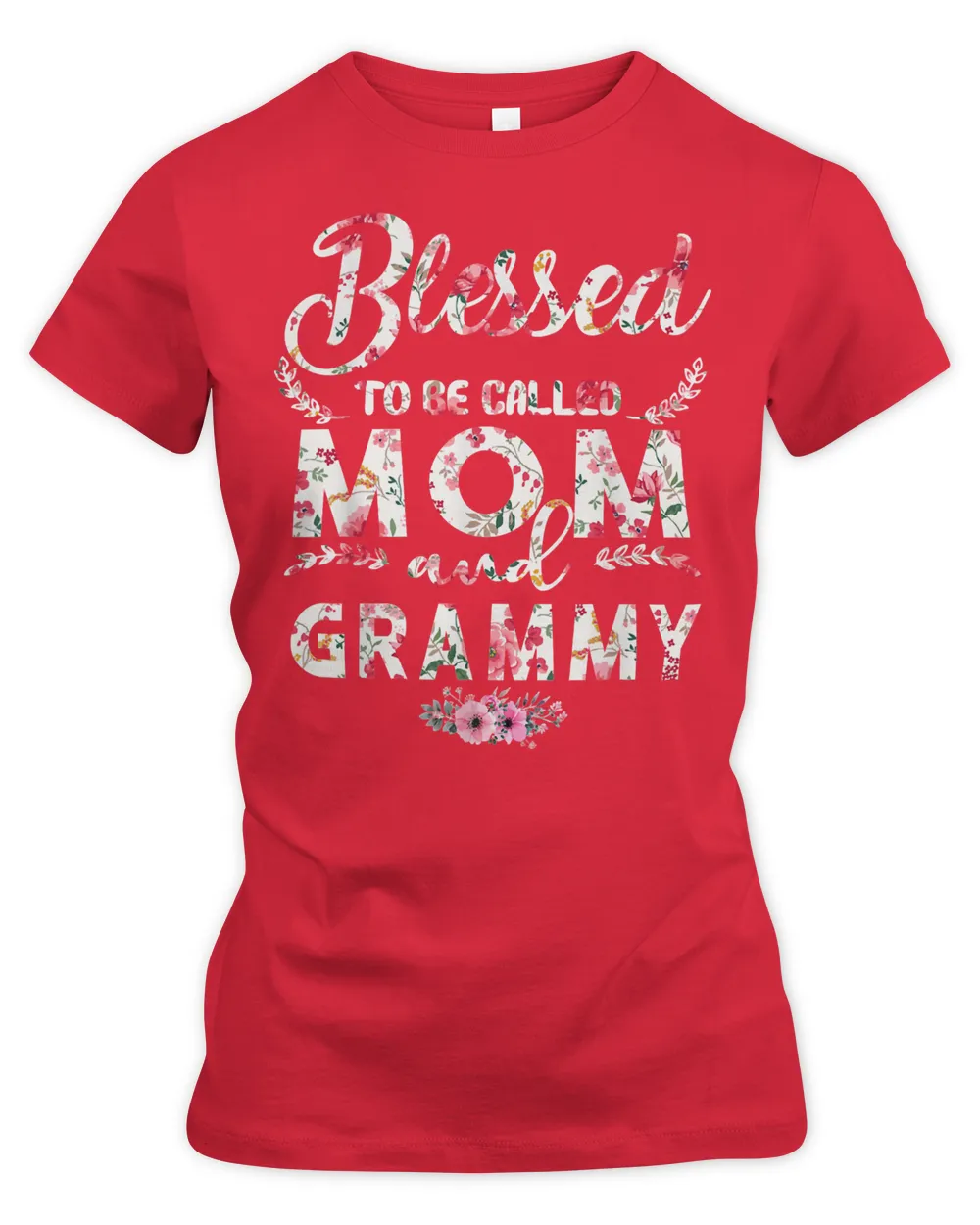 Mother Grandma Womens Blessed To Be Called Mom And Grammy Mothers D 516 Mom Grandmother