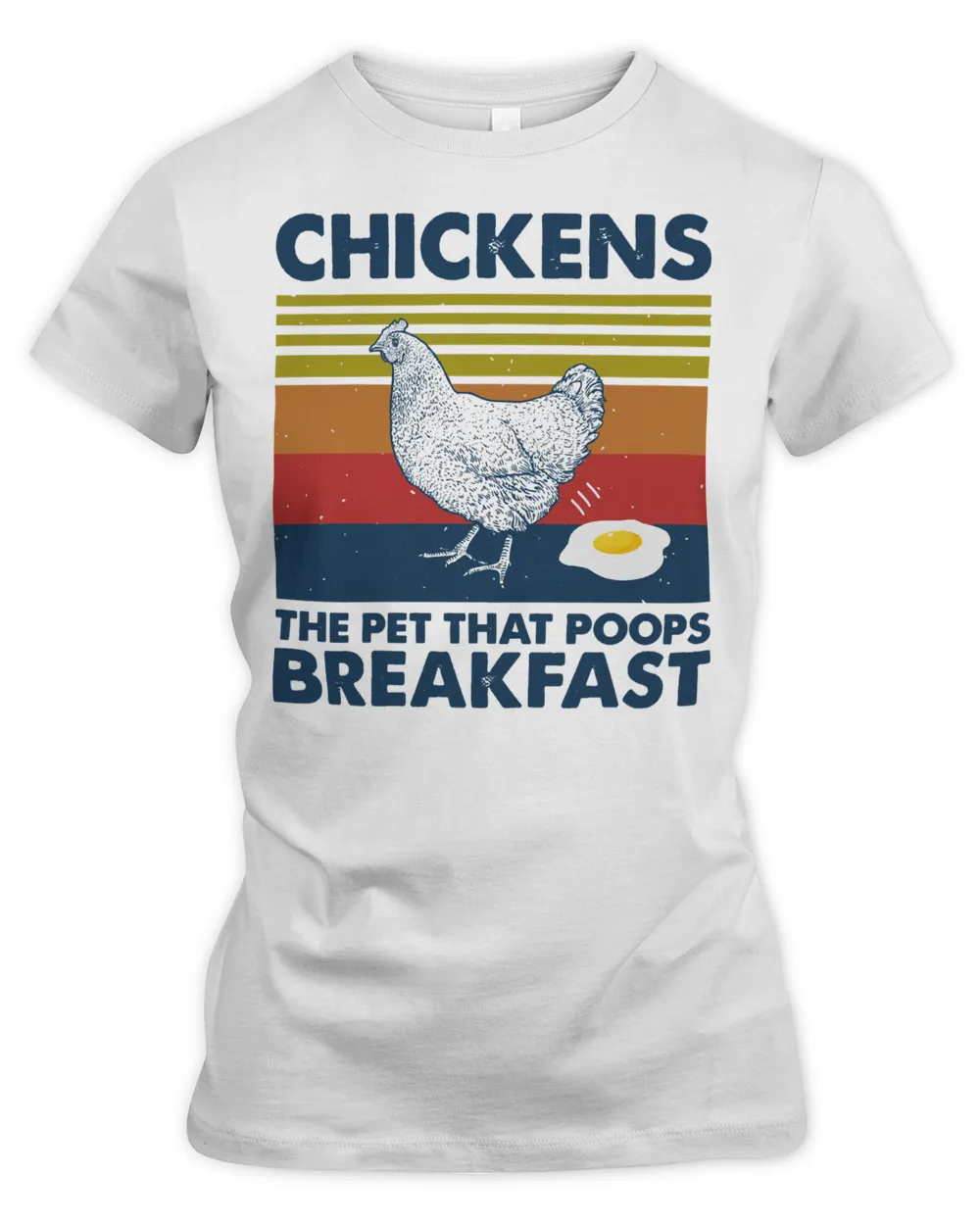 Chicken Cock Chickens The Pet That Poops Breakfast Egg Vintage 196 Rooster Hen