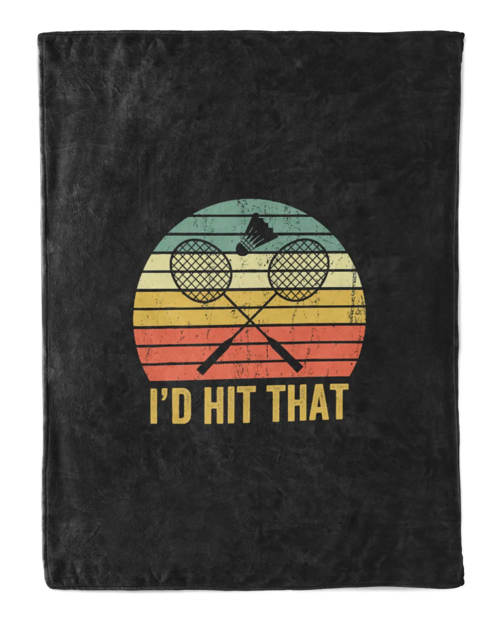 Vintage Badminton Funny Retro Shuttlecock Birdie Sport T-Shirt