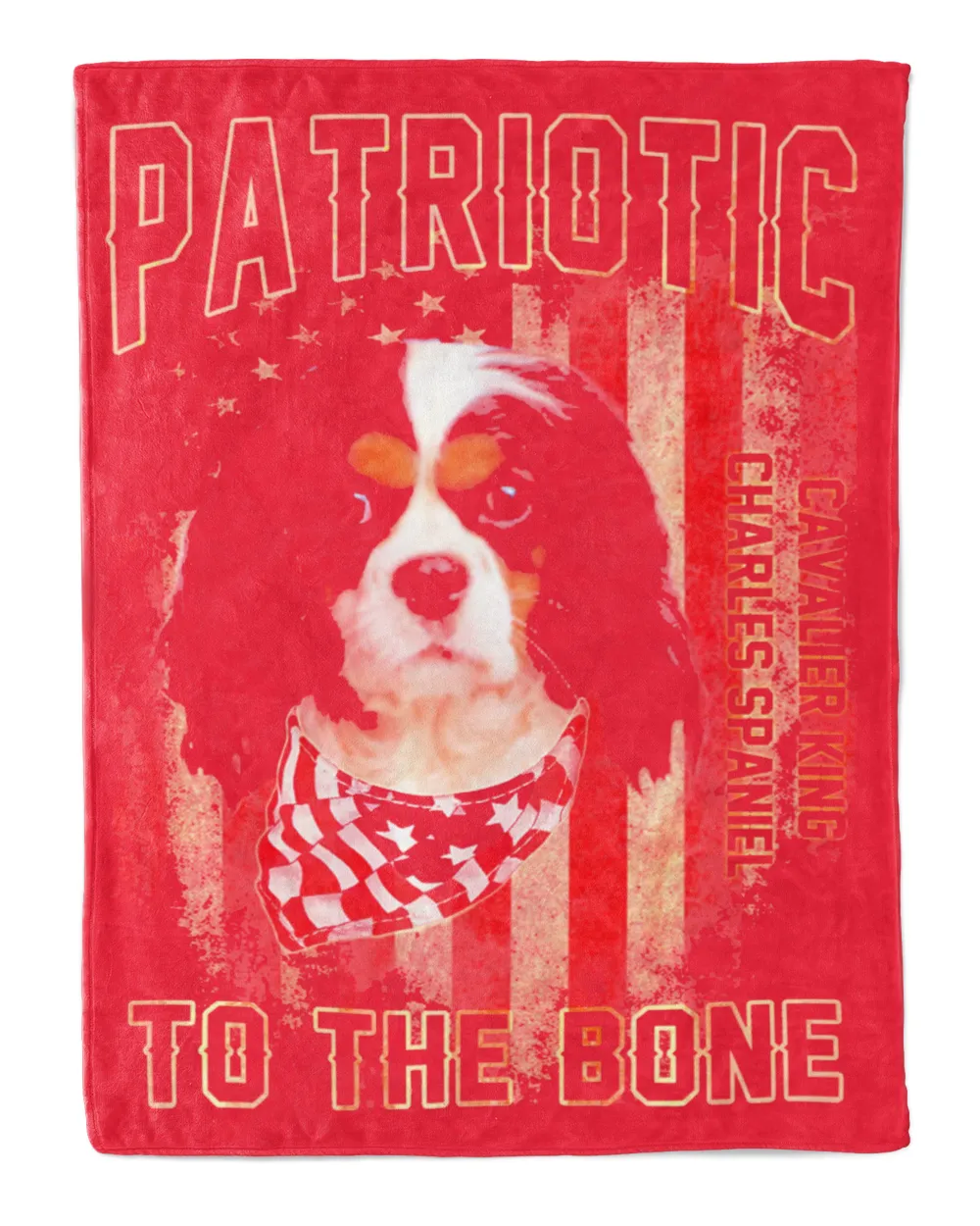 Cavalier King Charles Spaniel Patriotic t-shirt