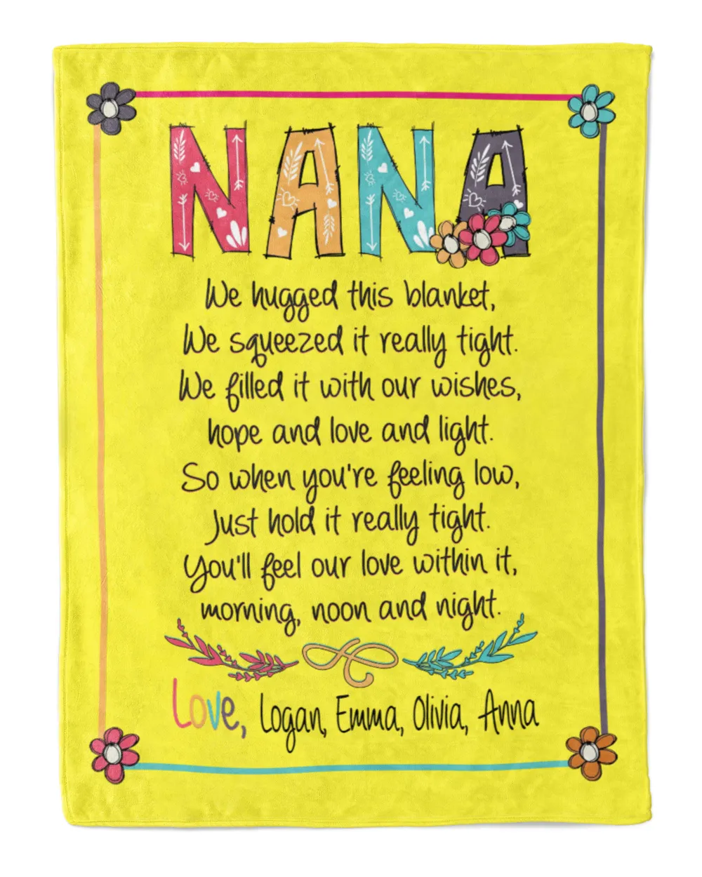 Nana You'll Feeling Our Love Blanket