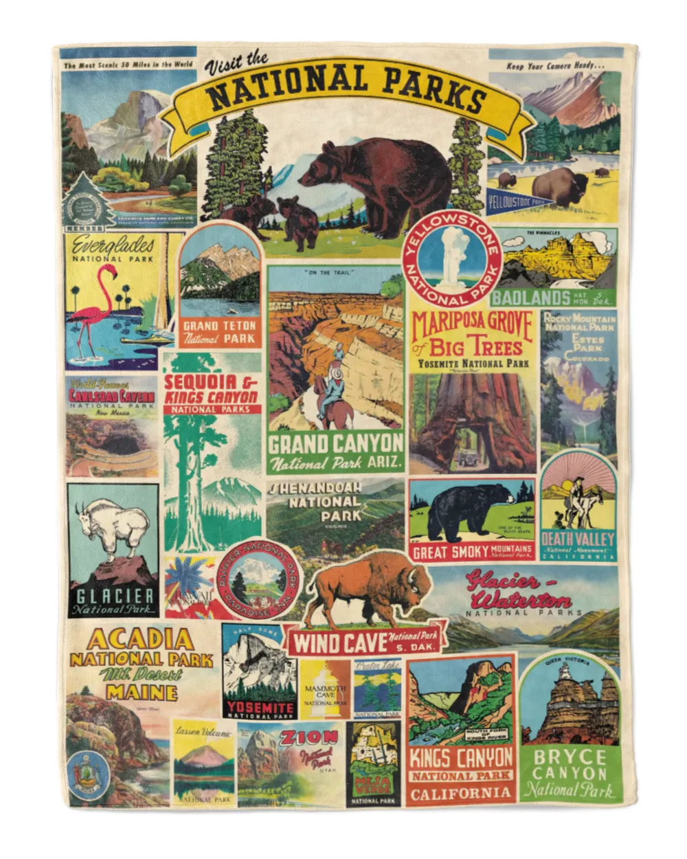 National Parks Arctic Fleece Blanket