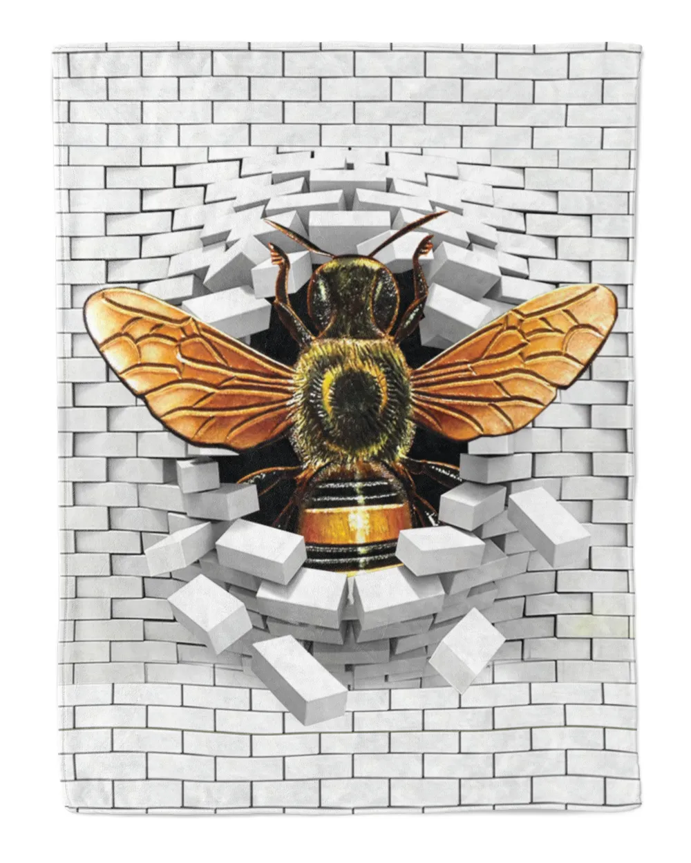 Bee broken brick