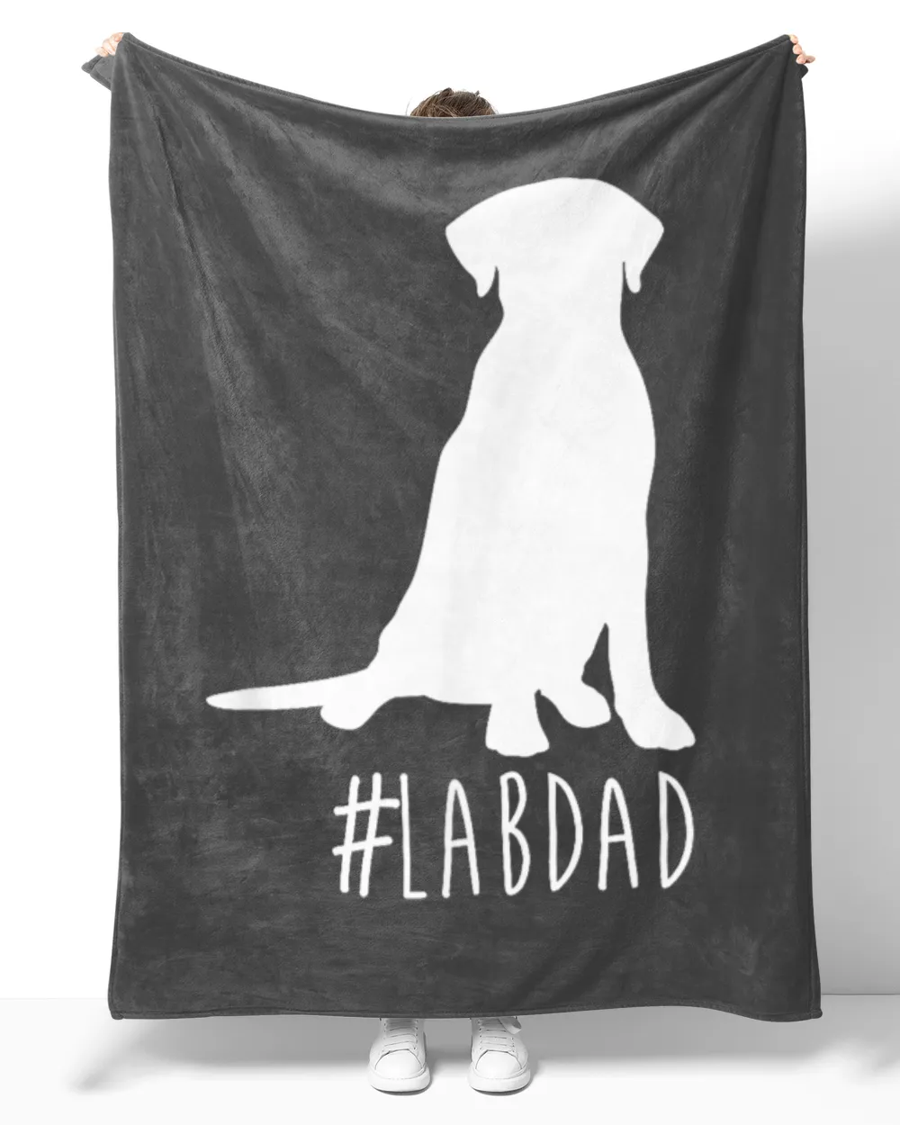 Hashtag Lab Dad T-Shirt. Labrador Retriever Dad