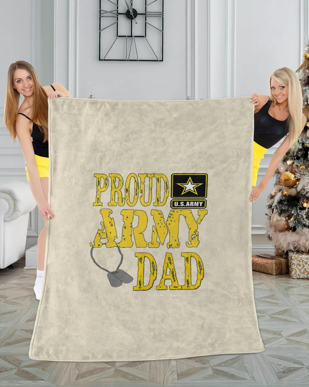 Mens Proud Army Dad Military Pride T-Shirt