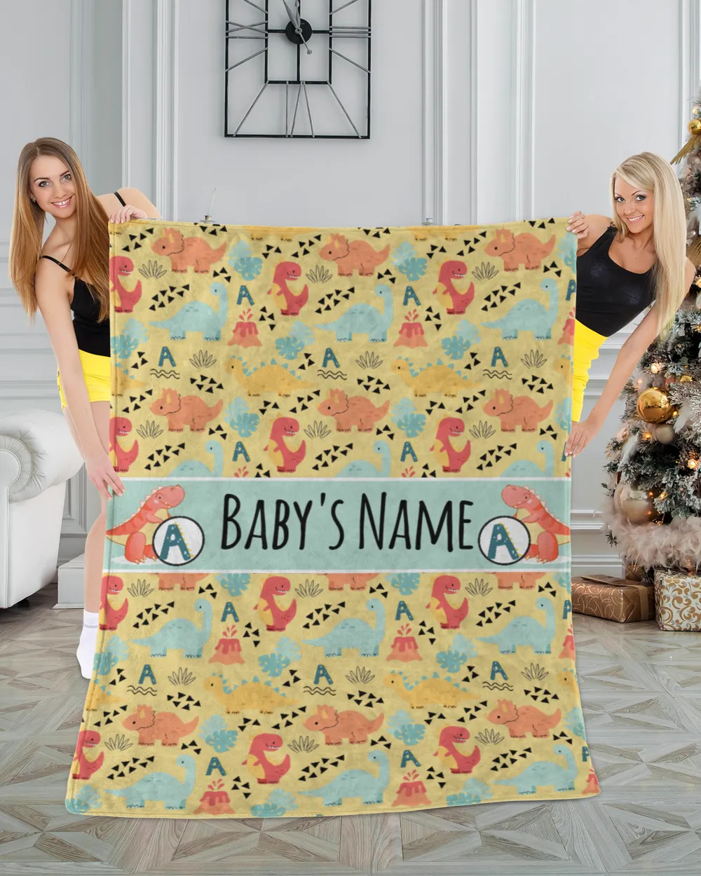 Personalized Kids Dinosaur Blanket, Custom Blanket, Kids Blanket with Name, Fleece Blanket Custom, Sherpa Blanket, Dinosaur Blanket Boys