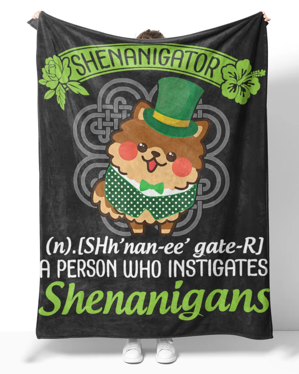 Pomeranian Irish In Shamrock Shenanigator A P