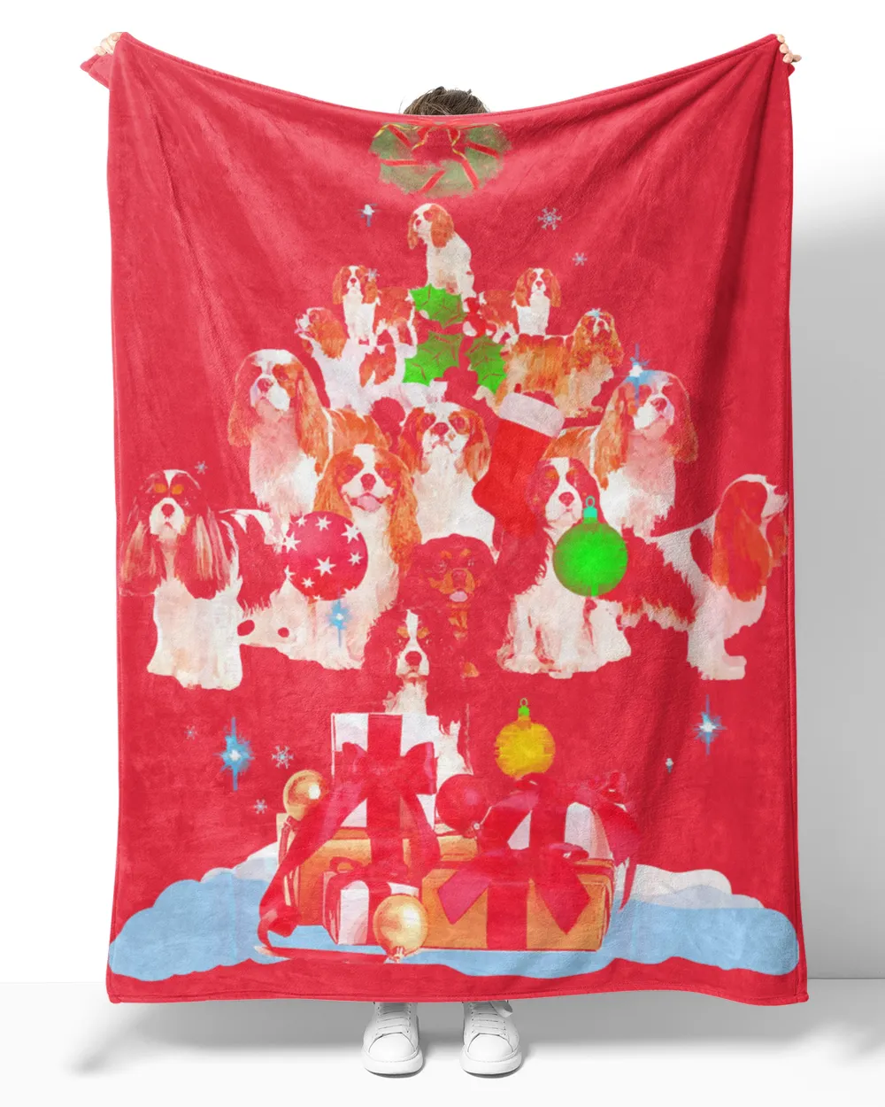Cavalier King Charles Spaniel Christmas Tree T-Shirt