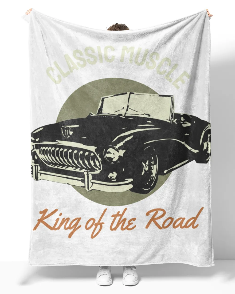 Classic Muscle King Of The Road Retro Vintage