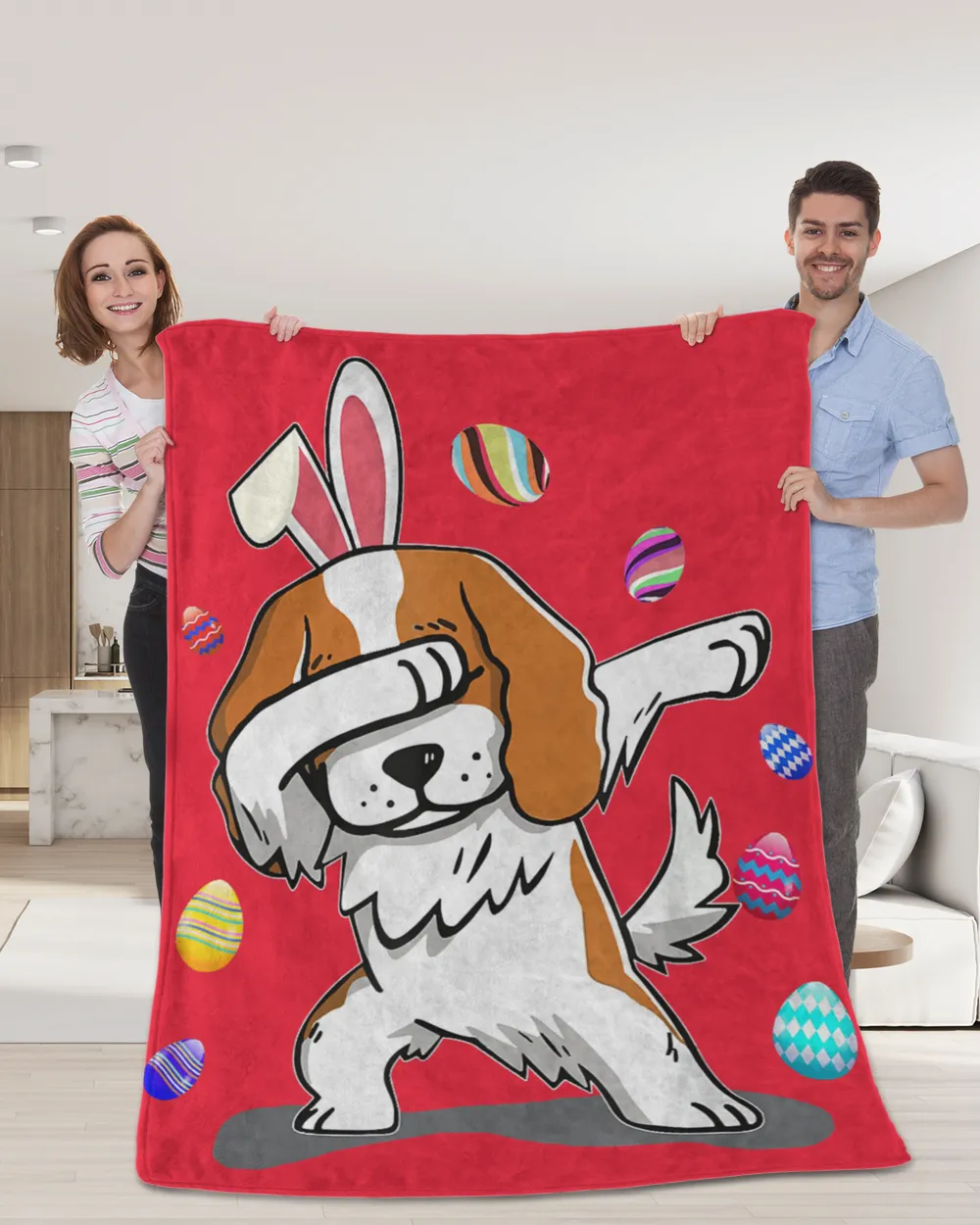 Cavalier King Charles Spaniel Dabbing Bunny E