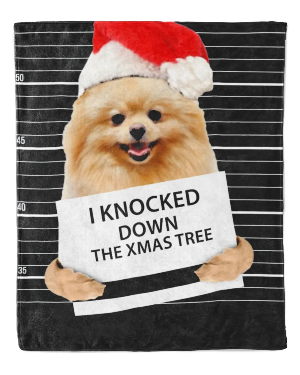 Pomeranian knocked down the Christmas tree tshirt