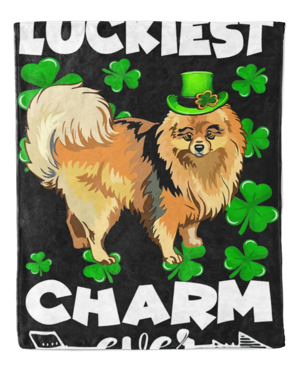 Pomeranian Luckiest Charm Ever St Patricks Day Gift Shirt