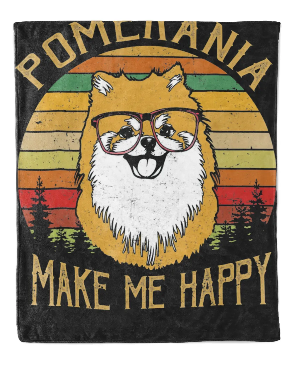 Pomeranian make me happy t shirt