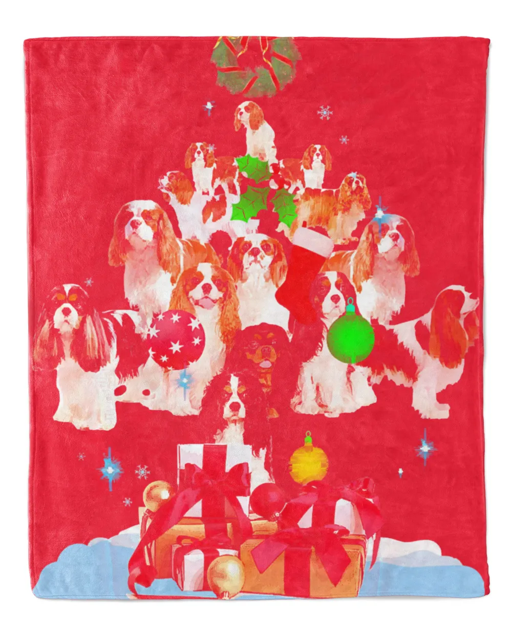 Cavalier King Charles Spaniel Christmas Tree T-Shirt