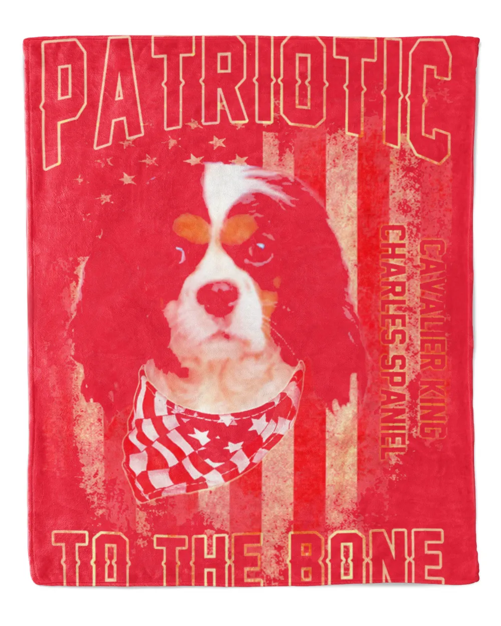 Cavalier King Charles Spaniel Patriotic t-shirt