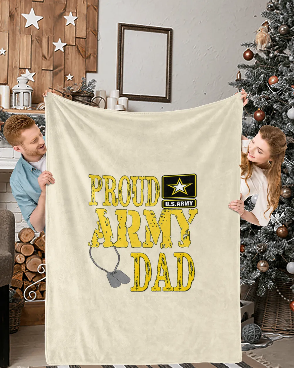 Mens Proud Army Dad Military Pride T-Shirt