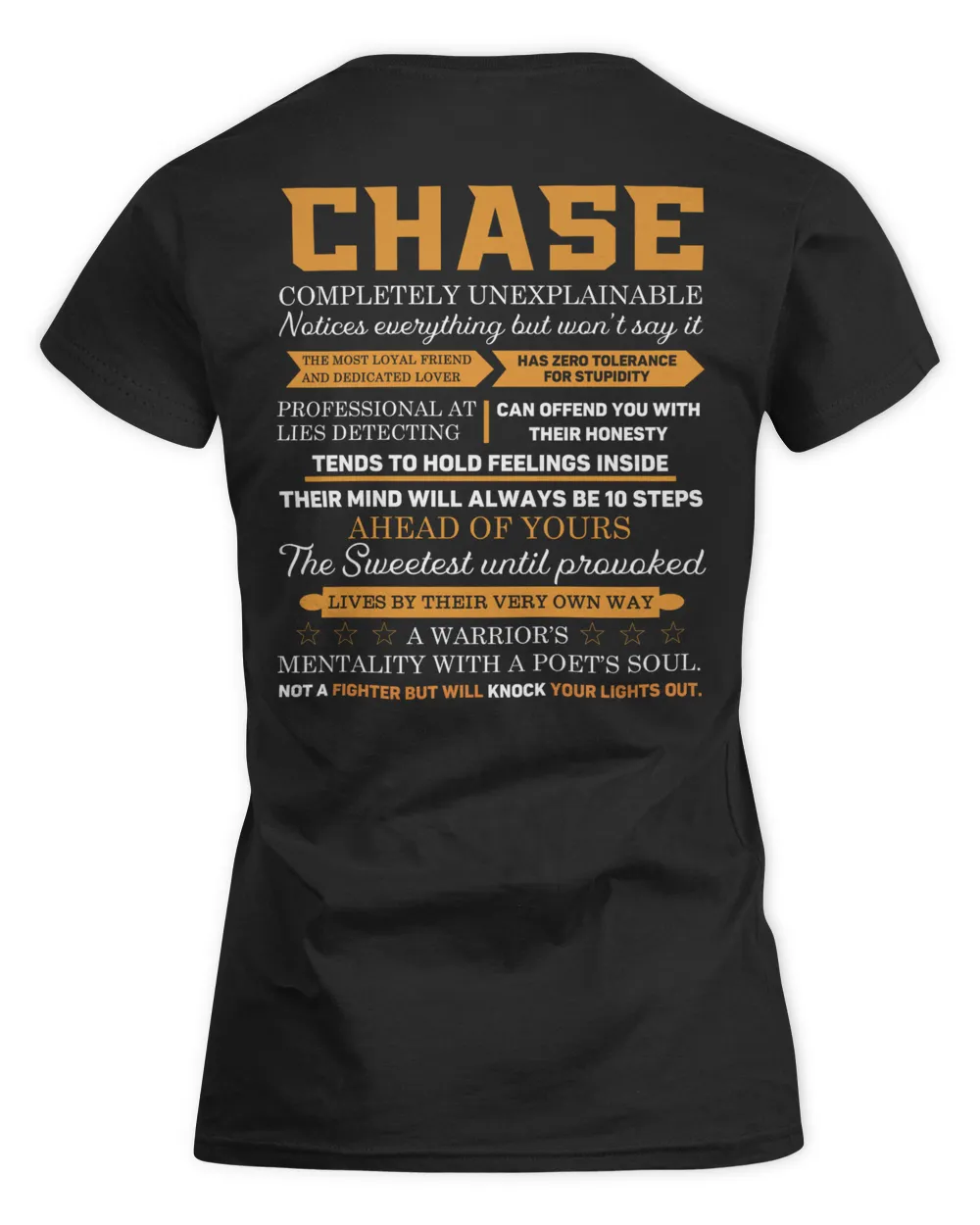 CHASE Women's Standard T-Shirt black s